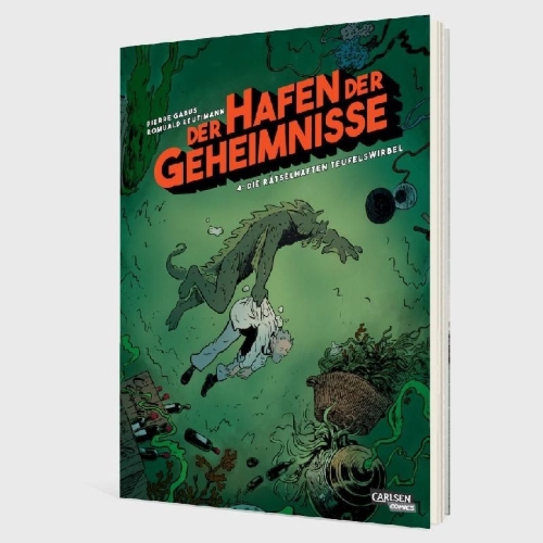 Buchcover und Innenansicht für das Buch: Der Hafen der Geheimnisse 4: Die rätselhaften Teufelswirbel