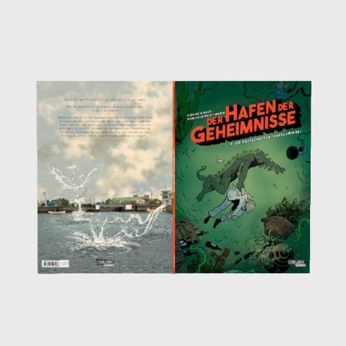 Buchcover und Innenansicht für das Buch: Der Hafen der Geheimnisse 4: Die rätselhaften Teufelswirbel