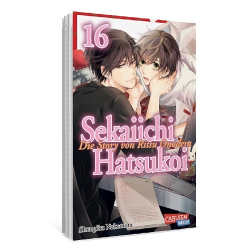 Buchcover und Innenansicht für das Buch: Sekaiichi Hatsukoi