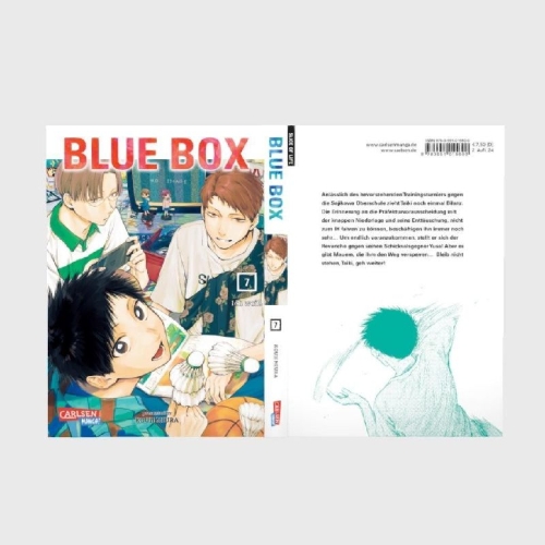 Buchcover und Innenansicht für das Buch: Ao no Hako