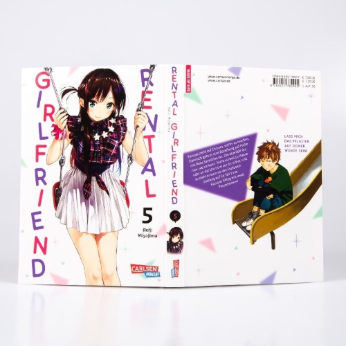 Buchcover und Innenansicht für das Buch: Kanojo, okarishimasu
