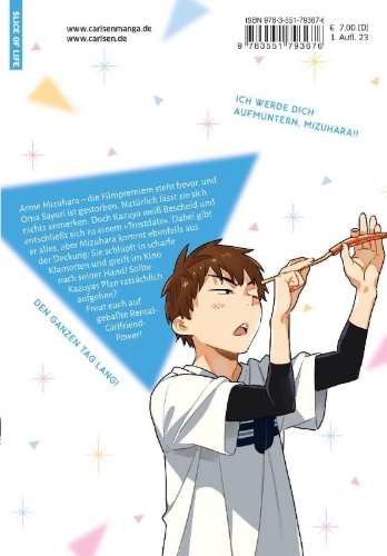 Buchcover und Innenansicht für das Buch: Kanojo, okarishimasu