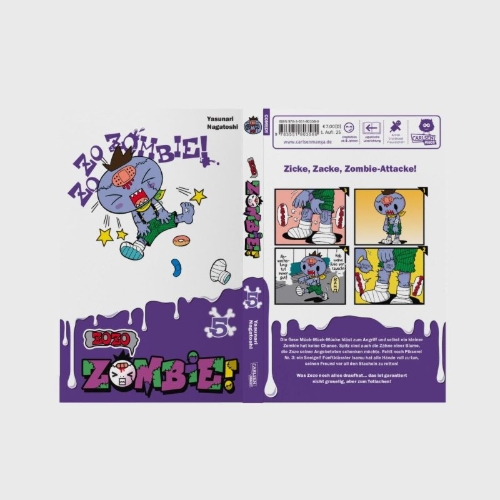 Buchcover und Innenansicht für das Buch: ZOZOZO ZOMBIE-KUN