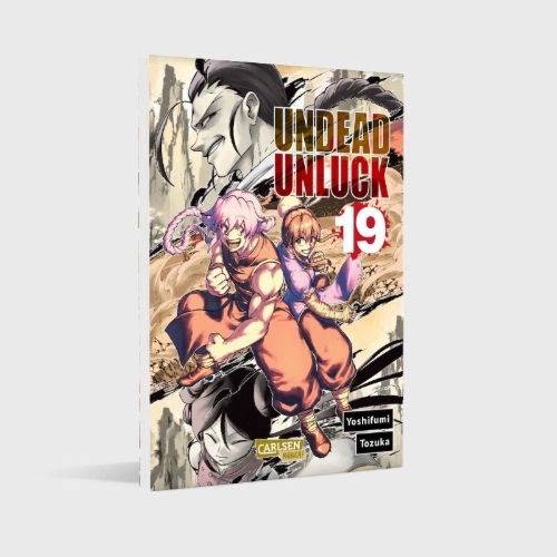 Buchcover und Innenansicht für das Buch: Undead Unluck