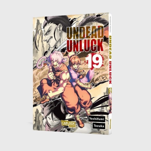 Buchcover und Innenansicht für das Buch: Undead Unluck