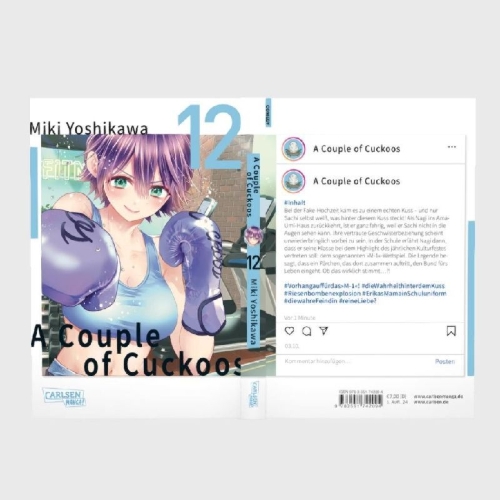 Buchcover und Innenansicht für das Buch: Cuckoo no Iinazuke