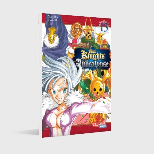Buchcover und Innenansicht für das Buch: Mokushiroku no yonkishi