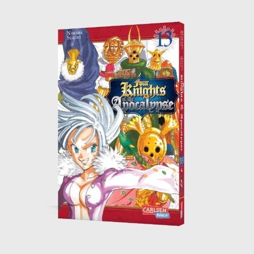 Buchcover und Innenansicht für das Buch: Mokushiroku no yonkishi