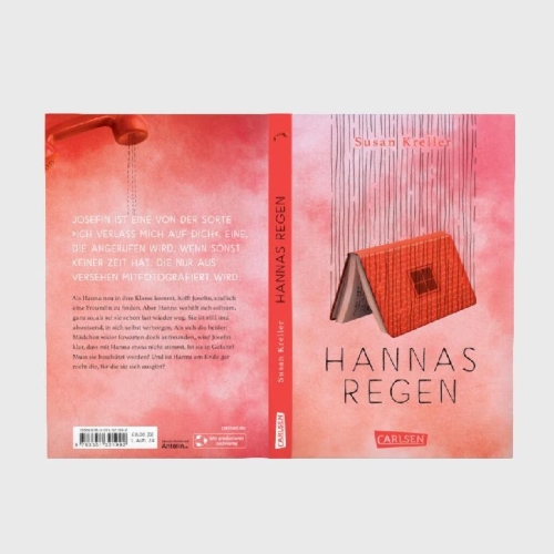 Buchcover und Innenansicht für das Buch: Hannas Regen