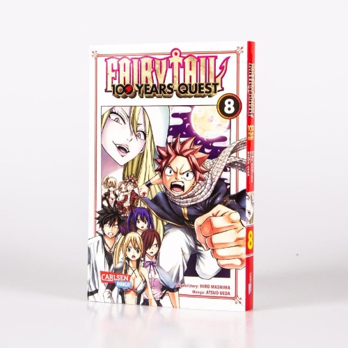 Buchcover und Innenansicht für das Buch: Fairy Tail: 100 Years Quest