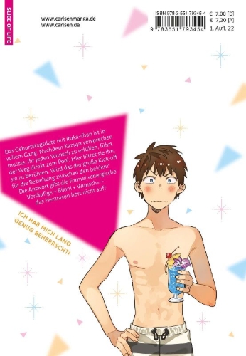 Buchcover und Innenansicht für das Buch: Kanojo, okarishimasu