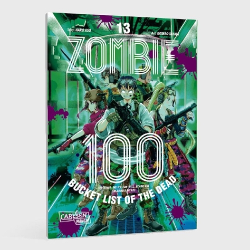 Buchcover und Innenansicht für das Buch: Zombie ni Naru Made ni Shitai 100 no Koto