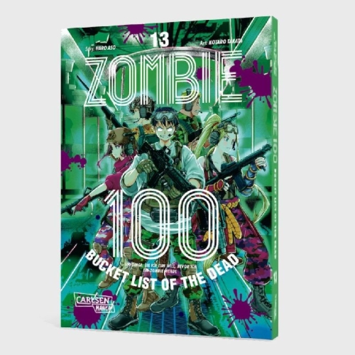 Buchcover und Innenansicht für das Buch: Zombie ni Naru Made ni Shitai 100 no Koto