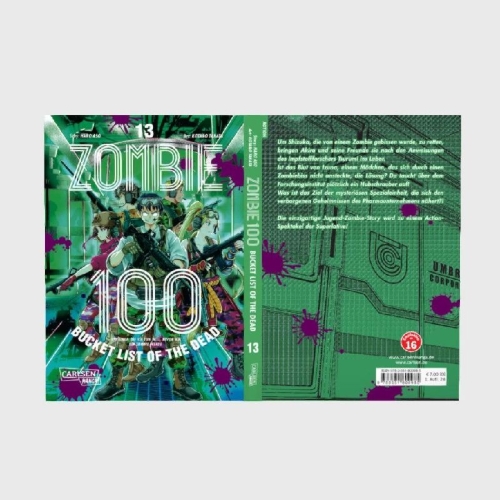 Buchcover und Innenansicht für das Buch: Zombie ni Naru Made ni Shitai 100 no Koto