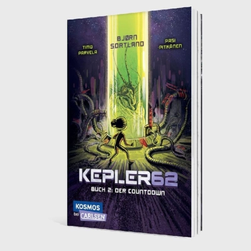 Buchcover und Innenansicht für das Buch: Kepler62 2: Der Countdown