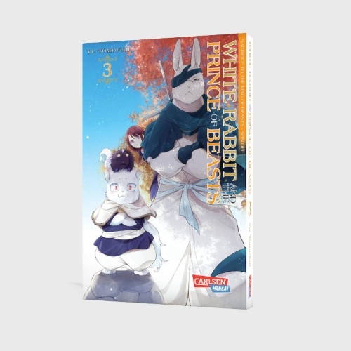 Buchcover und Innenansicht für das Buch: Shiro Usagi to Kemono no Ouji: Niehime to Kemono no Ou Spin-off