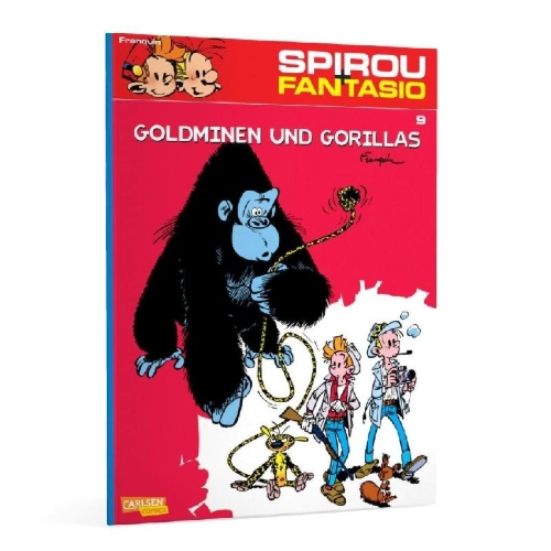 Buchcover und Innenansicht für das Buch: Le gorille a bonne mine