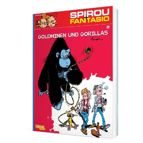 Buchcover und Innenansicht für das Buch: Le gorille a bonne mine
