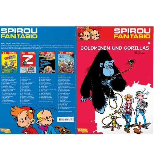 Buchcover und Innenansicht für das Buch: Le gorille a bonne mine