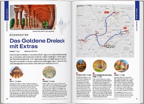 Buchcover und Innenansicht für das Buch: LONELY PLANET Reiseführer Indien