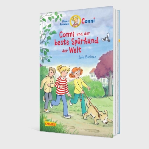 Buchcover und Innenansicht für das Buch: Conni Erzählbände 44: Conni und der beste Spürhund der Welt