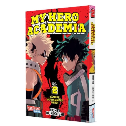 Buchcover und Innenansicht für das Buch: Boku no Hero Academia