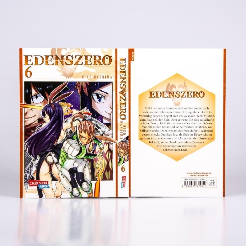 Buchcover und Innenansicht für das Buch: Edens Zero