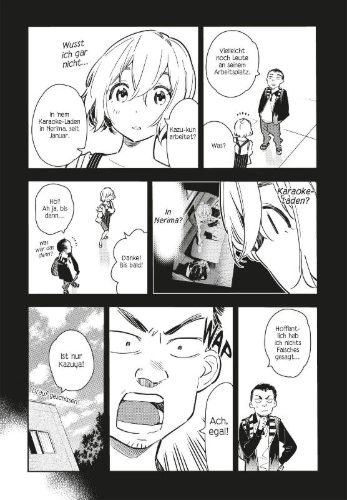 Buchcover und Innenansicht für das Buch: Kanojo, okarishimasu