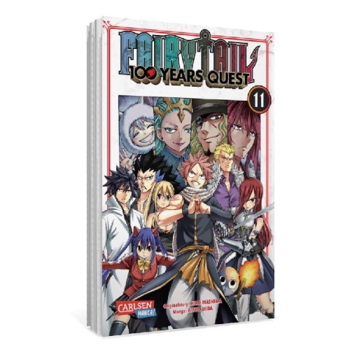 Buchcover und Innenansicht für das Buch: Fairy Tail: 100 Years Quest
