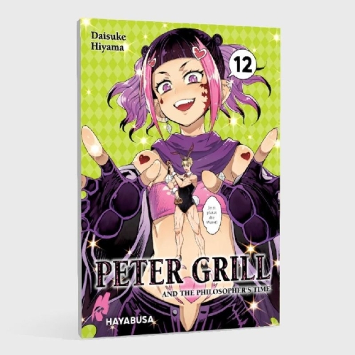 Buchcover und Innenansicht für das Buch: Peter Grill to Kenja no Jikan