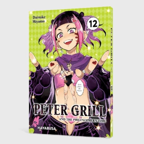 Buchcover und Innenansicht für das Buch: Peter Grill to Kenja no Jikan