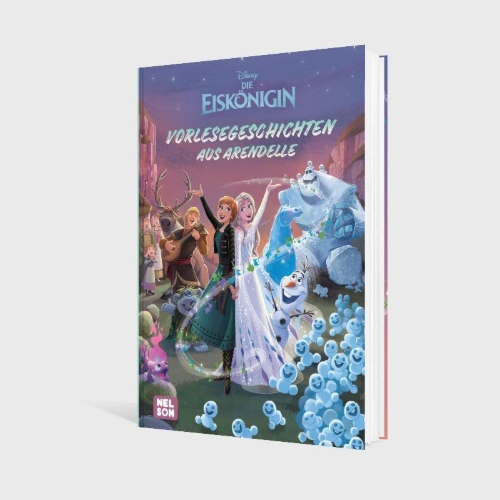 Buchcover und Innenansicht für das Buch: Disney Die Eiskönigin: Vorlesegeschichten aus Arendelle