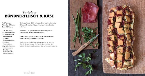 Buchcover und Innenansicht für das Buch: Pains hérissons, l' apéro à partager