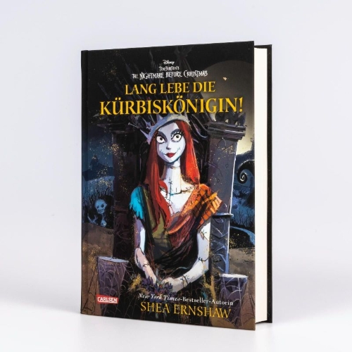 Buchcover und Innenansicht für das Buch: Disney: Lang lebe die Kürbiskönigin! (nach Tim Burton's the Nightmare before Christmas)