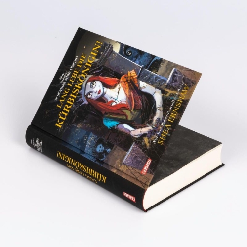 Buchcover und Innenansicht für das Buch: Disney: Lang lebe die Kürbiskönigin! (nach Tim Burton's the Nightmare before Christmas)