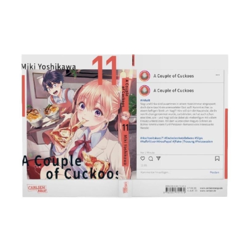 Buchcover und Innenansicht für das Buch: Cuckoo no Iinazuke