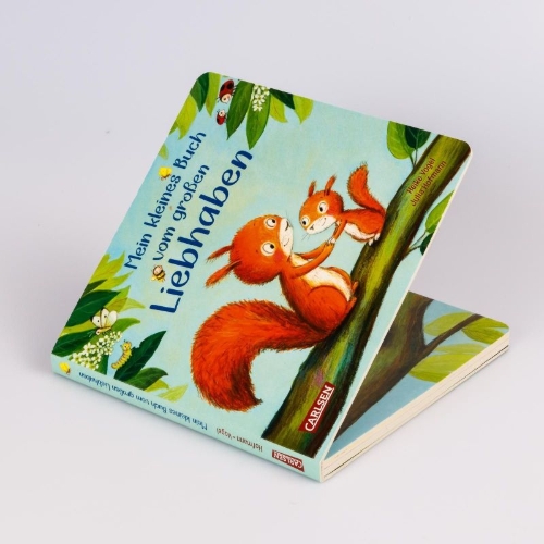 Buchcover und Innenansicht für das Buch: Mein kleines Buch vom großen Liebhaben