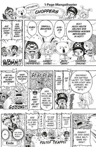 Buchcover und Innenansicht für das Buch: One Piece Party