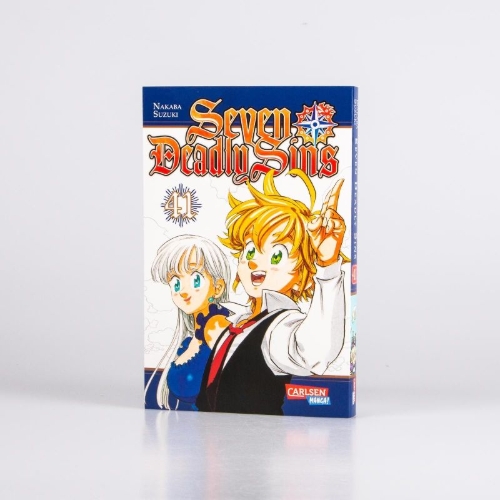 Buchcover und Innenansicht für das Buch: Nanatsu no Taizai