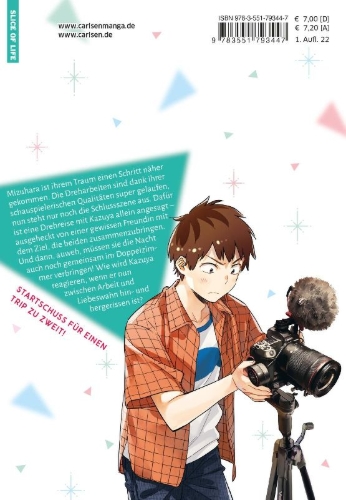 Buchcover und Innenansicht für das Buch: Kanojo, okarishimasu