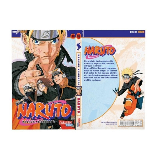 Buchcover und Innenansicht für das Buch: Naruto