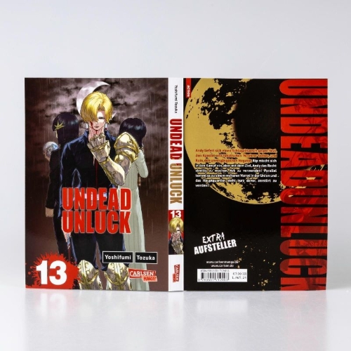 Buchcover und Innenansicht für das Buch: Undead Unluck