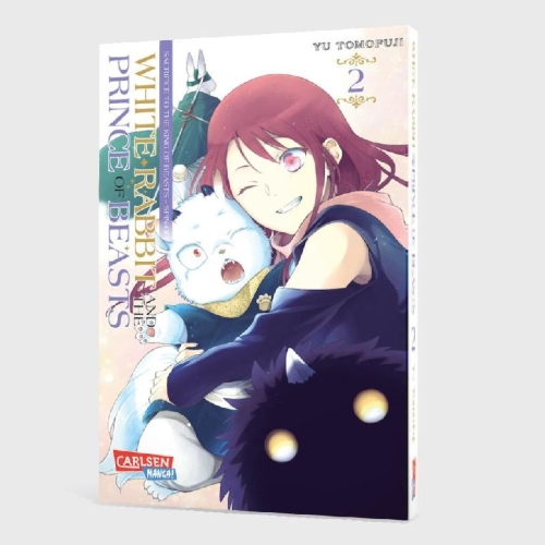 Buchcover und Innenansicht für das Buch: Shiro Usagi to Kemono no Ouji: Niehime to Kemono no Ou Spin-off