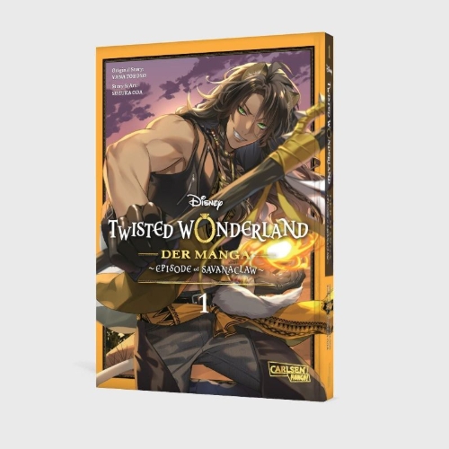 Buchcover und Innenansicht für das Buch: Twisted Wonderland: The Comic - Episode of Savanaclaw