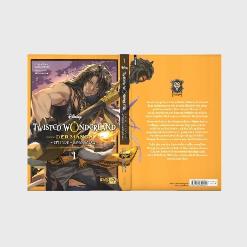 Buchcover und Innenansicht für das Buch: Twisted Wonderland: The Comic - Episode of Savanaclaw