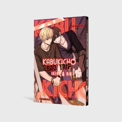 Buchcover und Innenansicht für das Buch: KABUKICHO BAD TRIP - IKEDA TO RIO