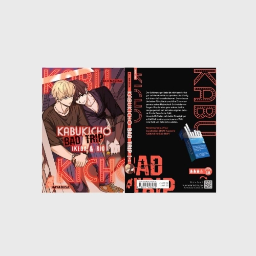 Buchcover und Innenansicht für das Buch: KABUKICHO BAD TRIP - IKEDA TO RIO