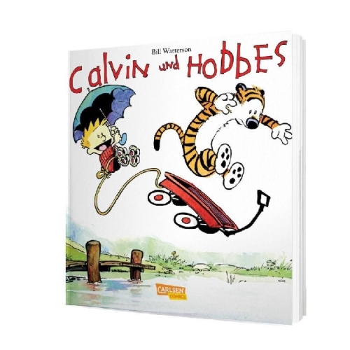 Buchcover und Innenansicht für das Buch: Calvin & Hobbes 01 - Calvin und Hobbes
