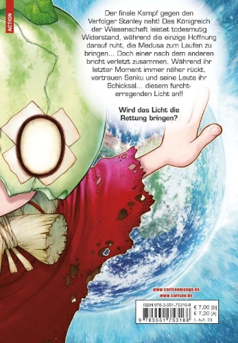 Buchcover und Innenansicht für das Buch: Dr. Stone