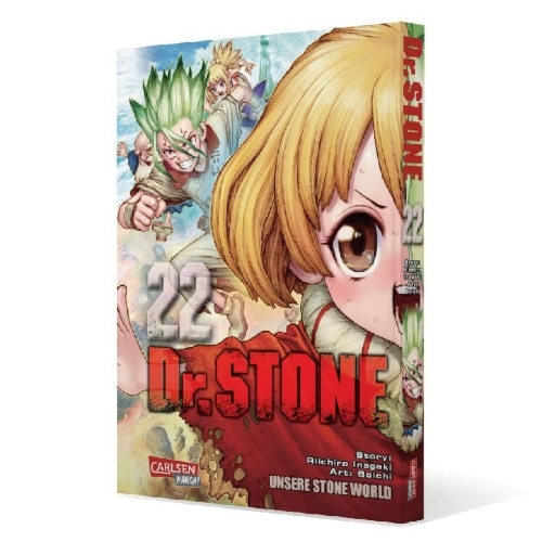 Buchcover und Innenansicht für das Buch: Dr. Stone
